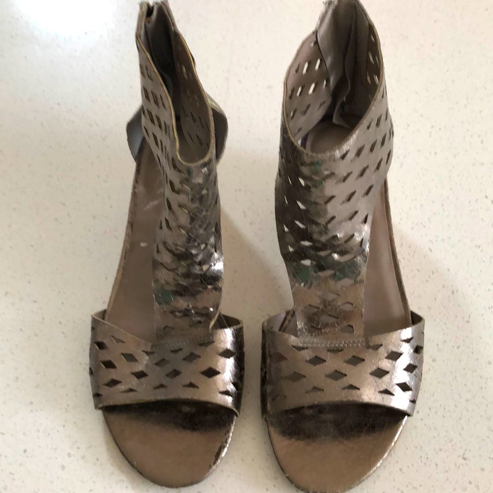 Franco Sarto Metallic Sandals